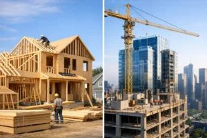 Types of Construction: Residential, Commercial