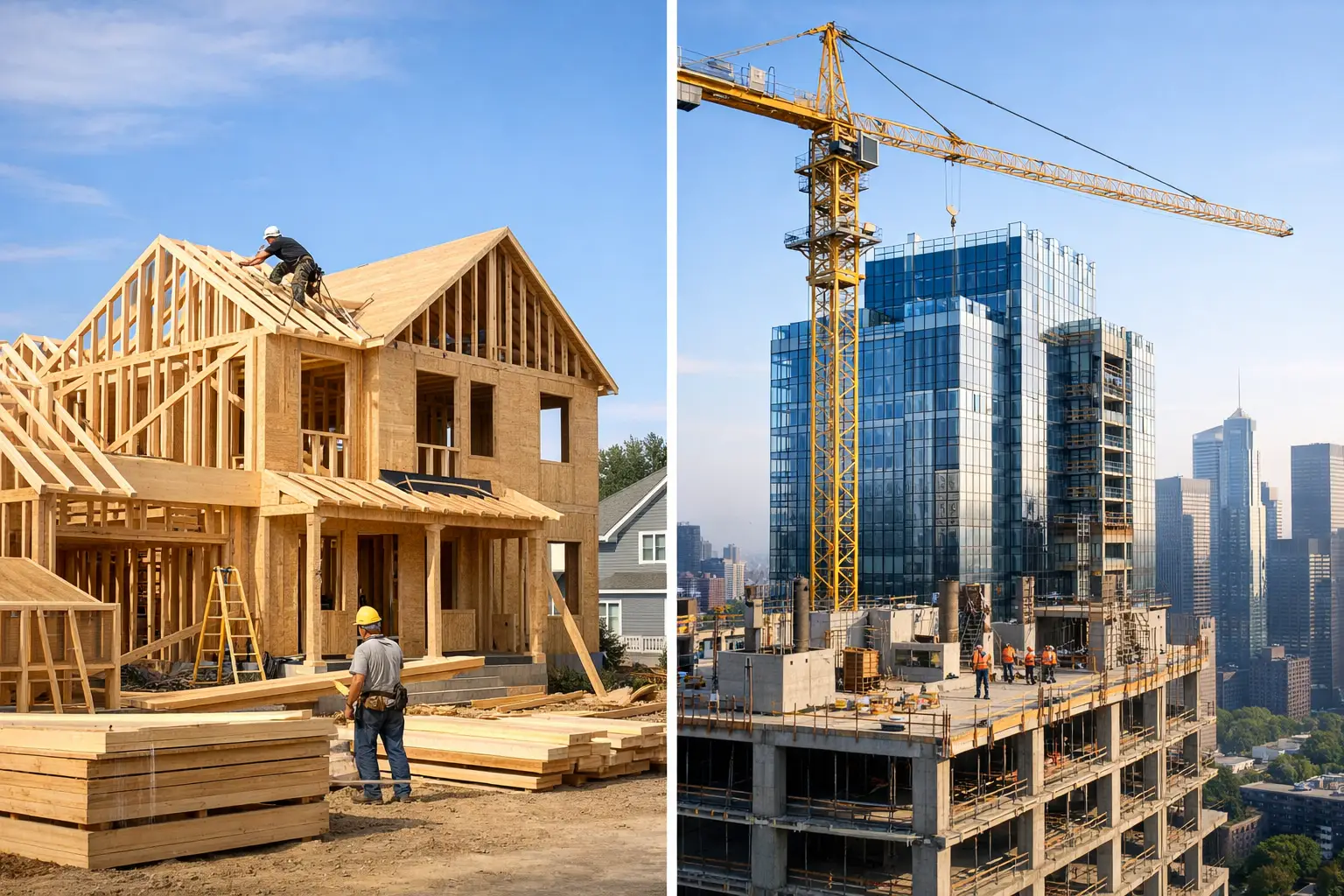 Types of Construction: Residential, Commercial